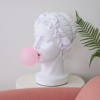 Aurrinel Lampe de Table Sculpturale en Résine