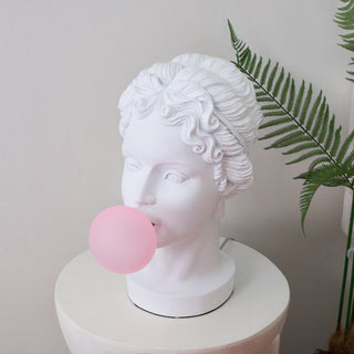 Aurrinel Lampe de Table Sculpturale en Résine