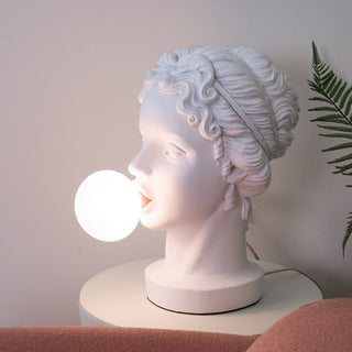Aurrinel Lampe de Table Sculpturale en Résine