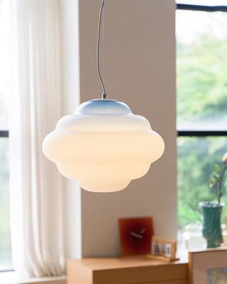 Eurvenara Premium Nordic Art Nuageux Verre Pendentif Lampe