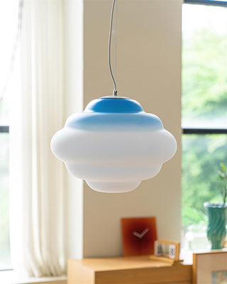 Eurvenara Premium Nordic Art Nuageux Verre Pendentif Lampe