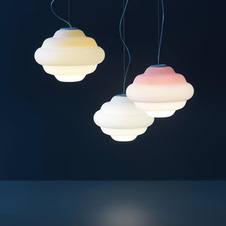 Eurvenara Premium Nordic Art Nuageux Verre Pendentif Lampe