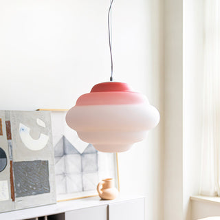 Eurvenara Premium Nordic Art Nuageux Verre Pendentif Lampe