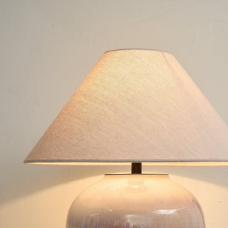 Gradient Hued Ceramic Jar Table Lamp-Neutral Decor