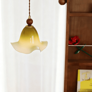 Gradient Petal Pendant Lamp-Neutral Decor