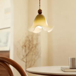 Gradient Petal Pendant Lamp-Neutral Decor