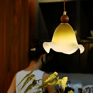 Gradient Petal Pendant Lamp-Neutral Decor
