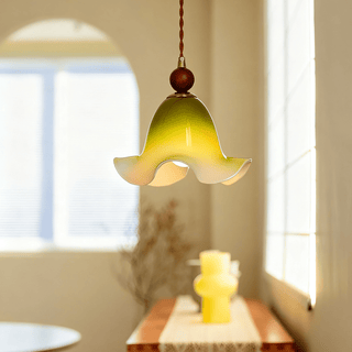 Gradient Petal Pendant Lamp-Neutral Decor
