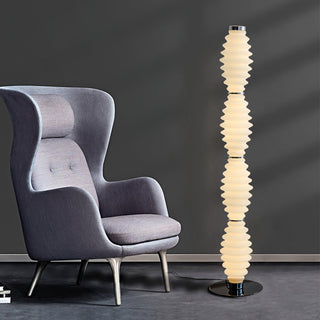 Taylor Glass Modern Floor Lamp-Neutral Decor