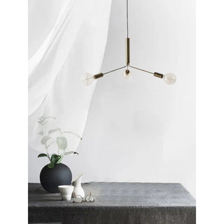 Mysolisra Lustre Moderne Minimaliste En Métal De Style Métro