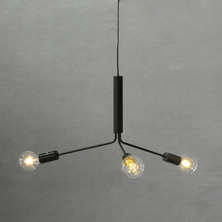 Mysolisra Lustre Moderne Minimaliste En Métal De Style Métro