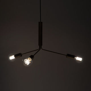 Mysolisra Lustre Moderne Minimaliste En Métal De Style Métro