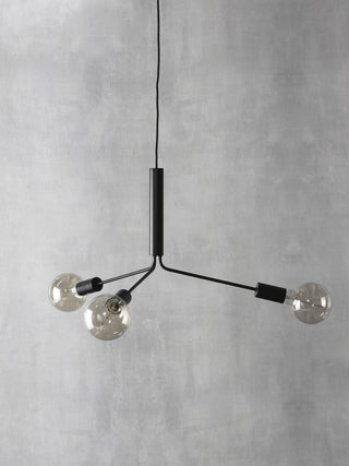 Mysolisra Lustre Moderne Minimaliste En Métal De Style Métro