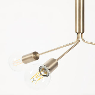 Mysolisra Lustre Moderne Minimaliste En Métal De Style Métro