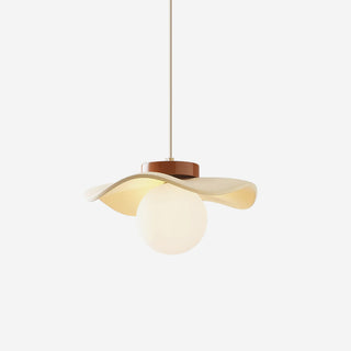 Suspension Verre Ondulé Ombre Sculptural Minimaliste Accent-Luire