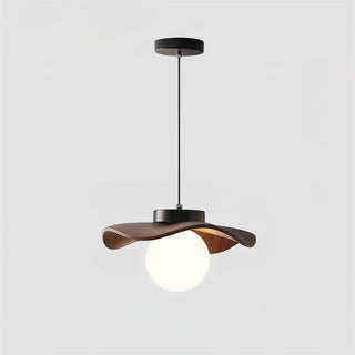 Suspension Verre Ondulé Ombre Sculptural Minimaliste Accent-Luire
