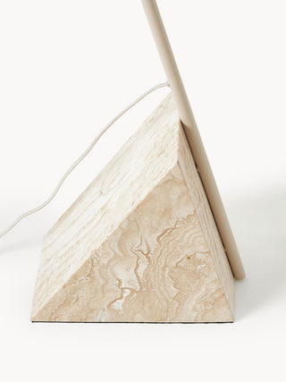 Valorielle Lampadaire en Travertin Beige