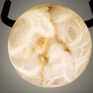 Ulrinus Lampe de Table en Albâtre