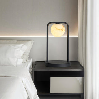 Ulrinus Lampe de Table en Albâtre