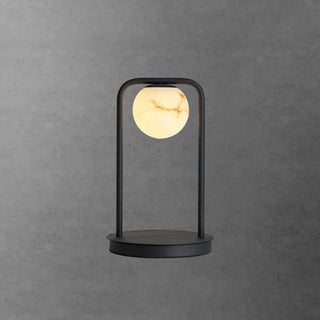Ulrinus Lampe de Table en Albâtre