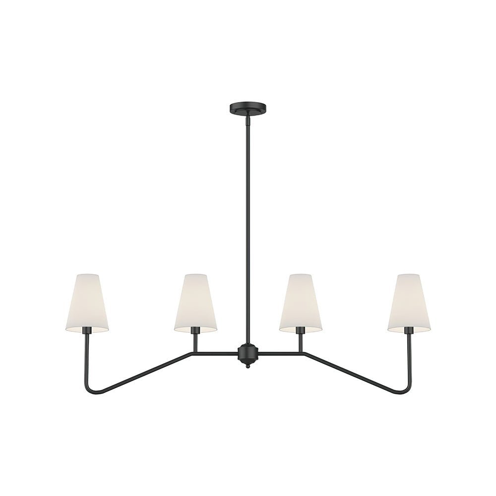 Iselaria Lustre Laiton Courbé Beige Linéaire