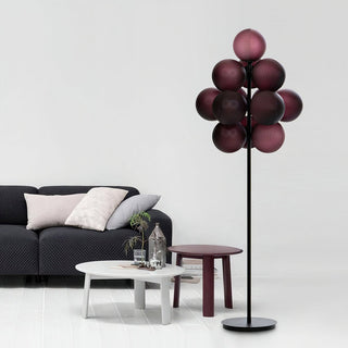 Nyrain Lampadaire en Verre Artistique