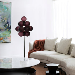 Nyrain Lampadaire en Verre Artistique