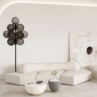 Nyrain Lampadaire en Verre Artistique