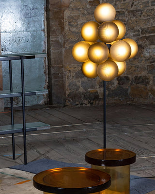 Nyrain Lampadaire en Verre Artistique