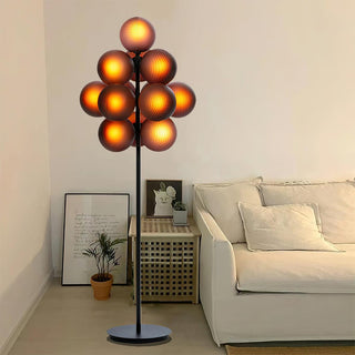 Nyrain Lampadaire en Verre Artistique