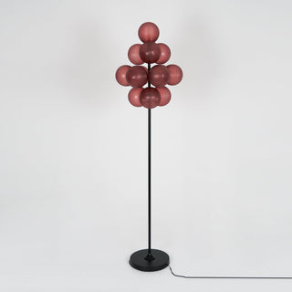 Nyrain Lampadaire en Verre Artistique
