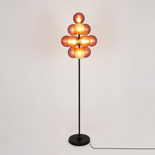Nyrain Lampadaire en Verre Artistique