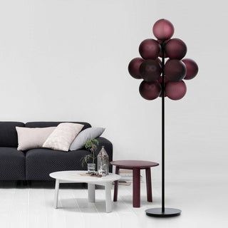 Nyrain Lampadaire en Verre Artistique