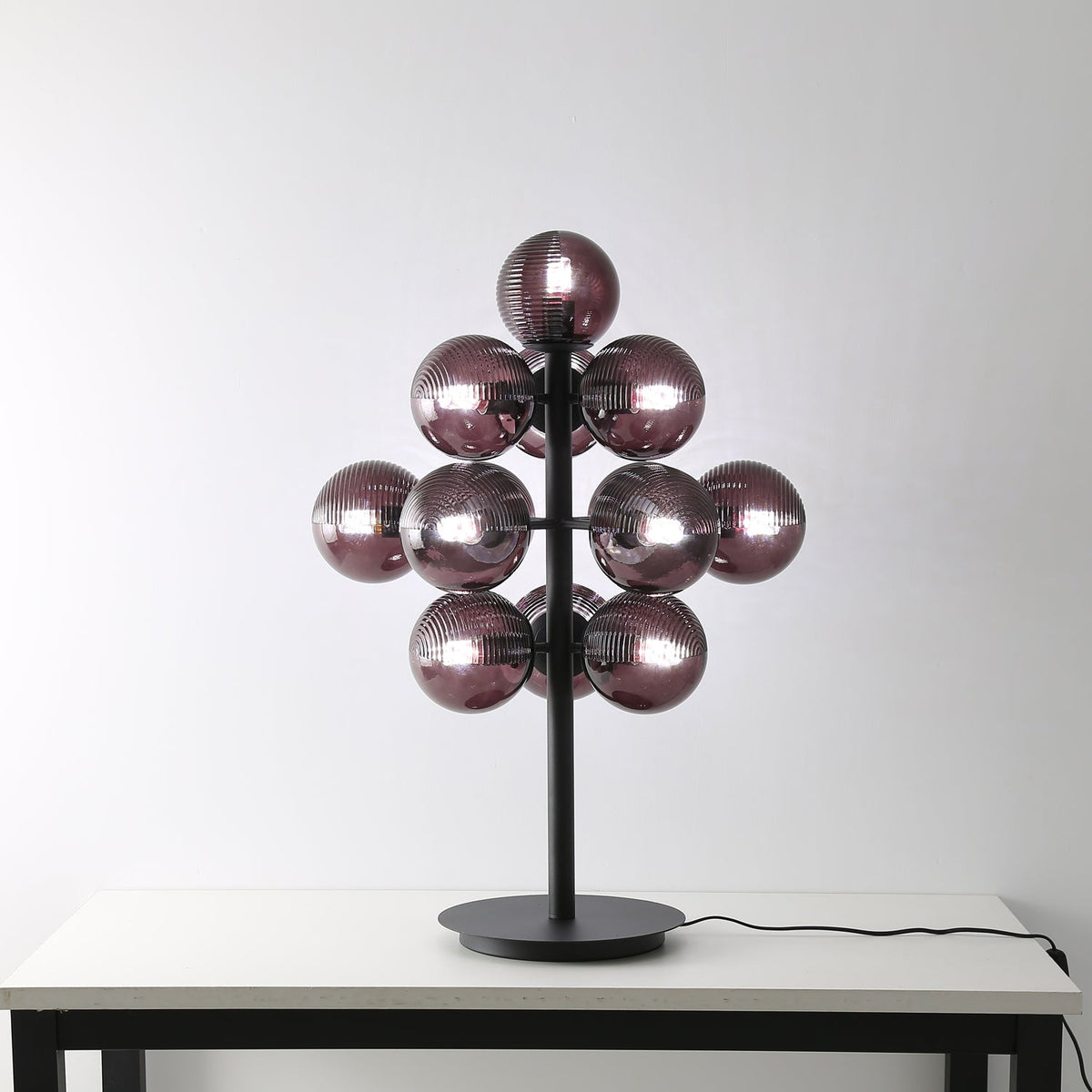 Wesley Lampe de Table Moderne en Verre