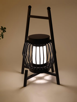 Vithair Oriental Wooden Floor Lamp-Neutral Decor