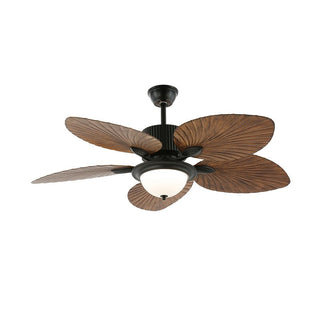 Plafonnier ventilateur Virel en bois tropical