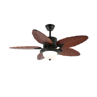 Ventilateur de Plafond Alistair avec Lumière et Pales en Bois