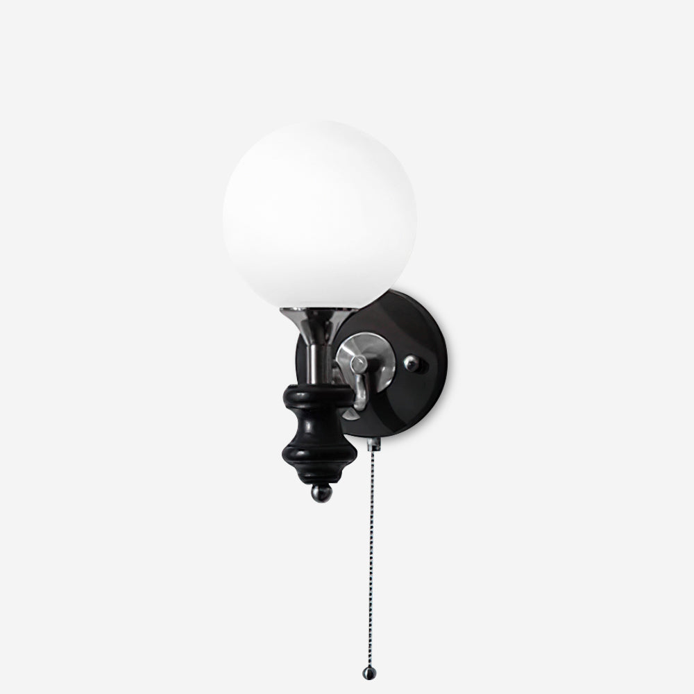 Duvin Frosted Glass Vintage Wall Lamp-Neutral Decor