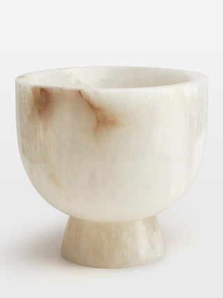 Flima Bol Décoratif Sculptural Intérieur en Marbre Vert Élégant