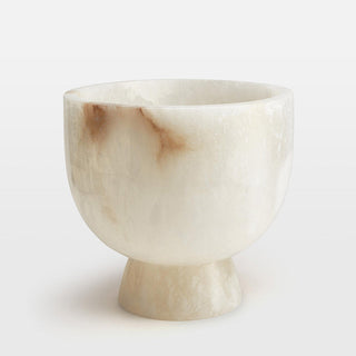 Flima Bol Décoratif Sculptural Intérieur en Marbre Vert Élégant