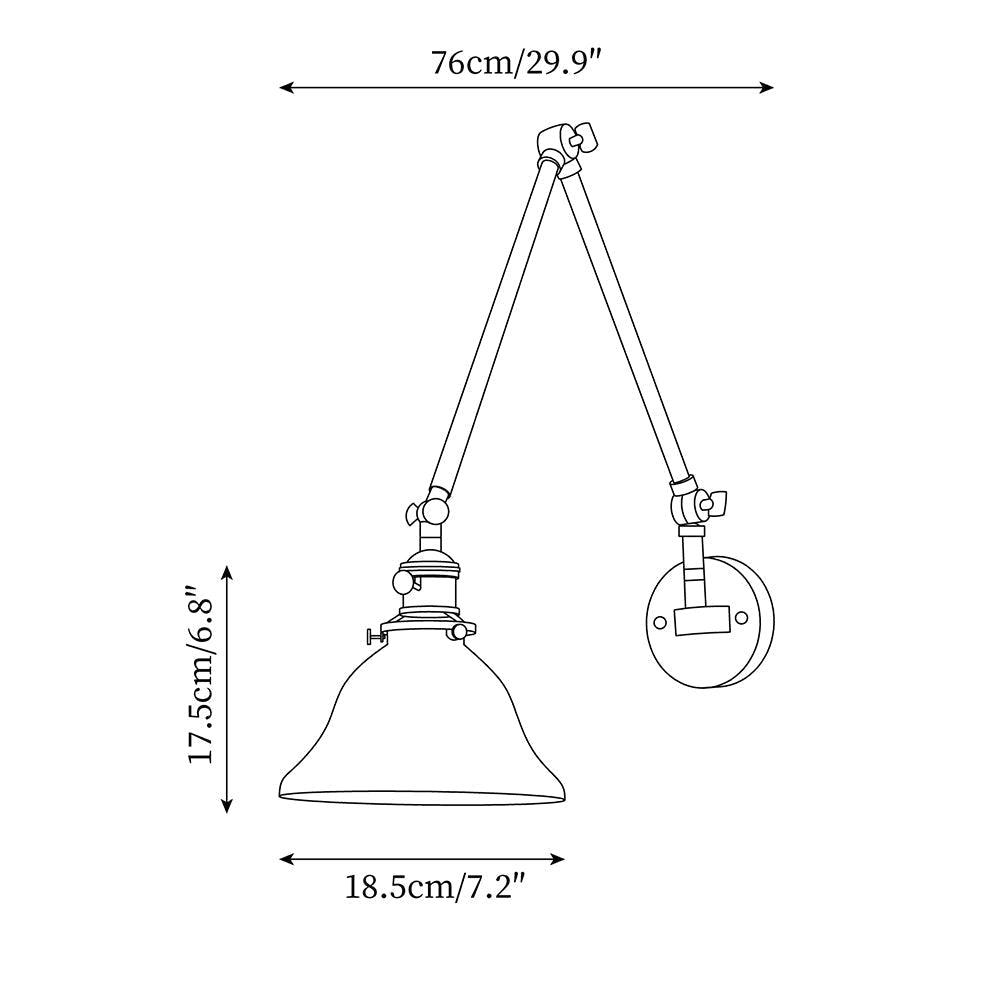 Veldin Adjustable Wall Lamp-Neutral Decor