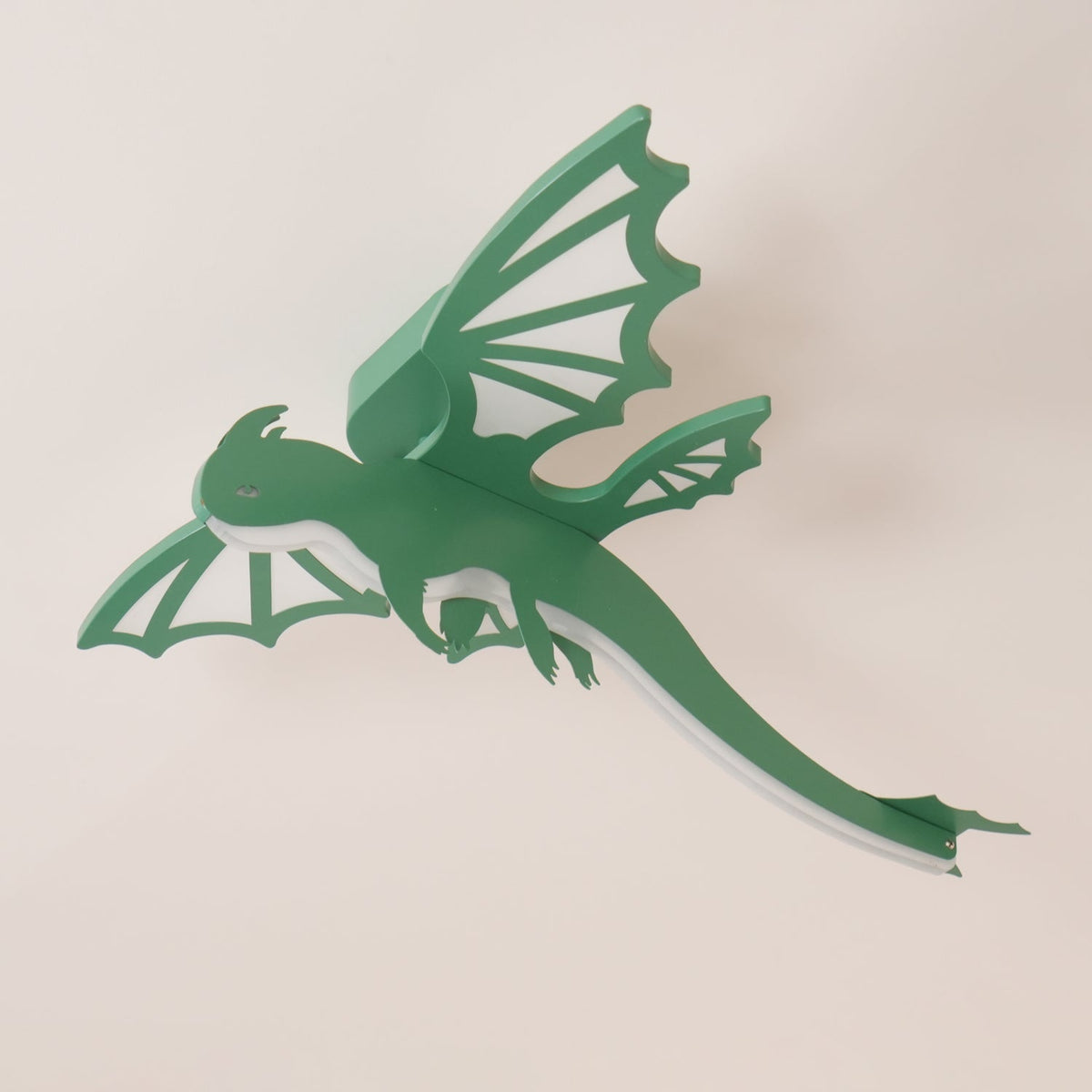 Valisse Plafonnier Dinosaure Vert LED