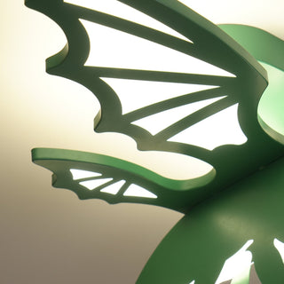 Lustra Plafonnier Dinosaure Vert LED