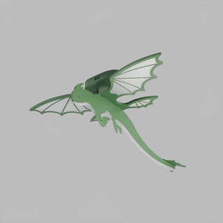 Lustra Plafonnier Dinosaure Vert LED