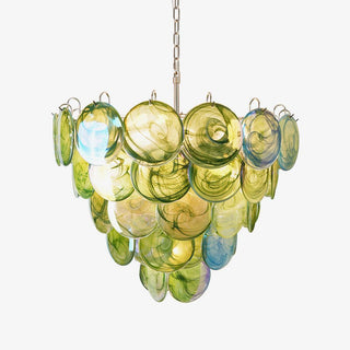 Aurora Lustre en Verre de Murano Vert