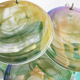 Aurora Lustre en Verre de Murano Vert