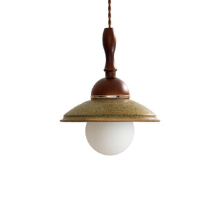Ulsilia Suspension Art en Bois et Céramique