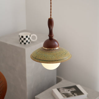 Ulsilia Suspension Art en Bois et Céramique