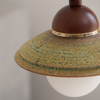 Ulsilia Suspension Art en Bois et Céramique