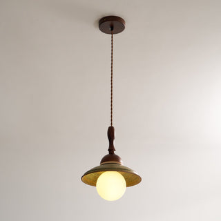Ulsilia Suspension Art en Bois et Céramique
